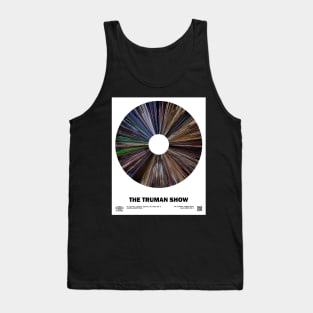 minimal_Truman Show Warp Barcode Movie Tank Top